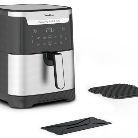 Fritadeira sem Óleo MOULINEX Air Fryer Easy Fry Grill XXL EZ801D10 (6.5L - Preto)