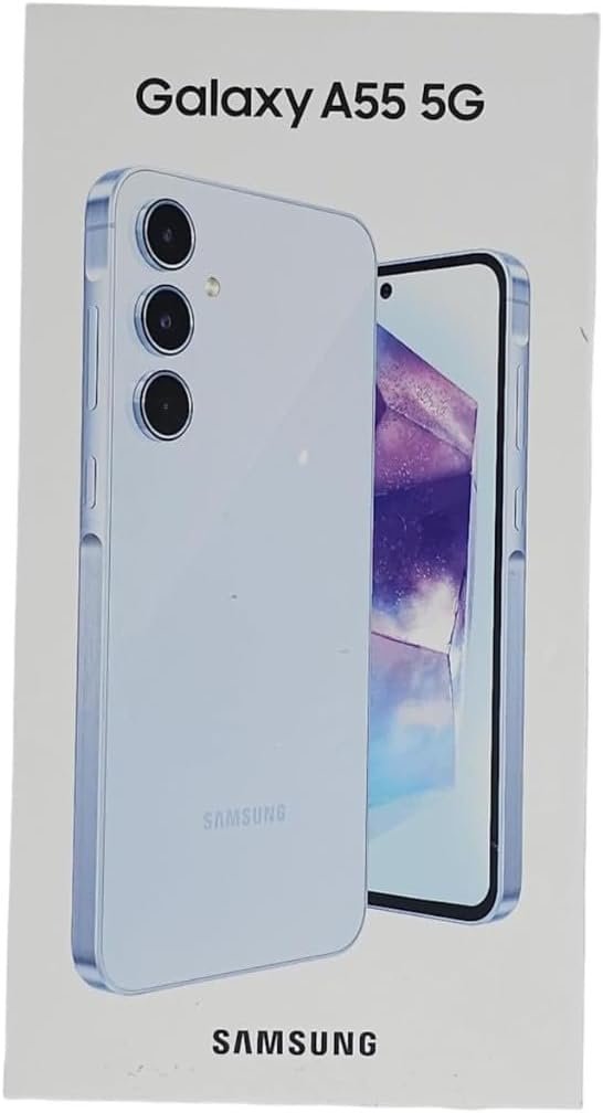 Samsung Tel - Smartphone 5g 6,5 Polegadas 8+128GB A55 Azul Claro