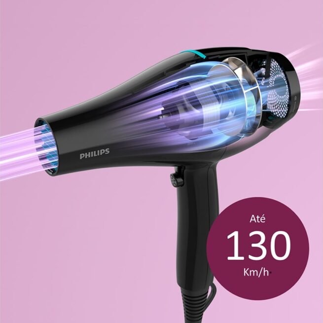 Secador de Cabelo PHILIPS BHD274/00 (2200 W - 3 Níveis de temperatura)