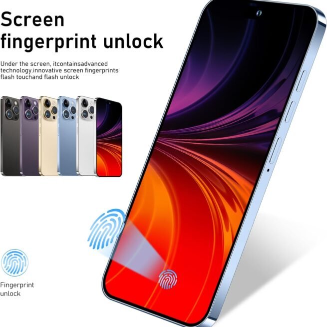 Qimhai ip15pro desbloqueado telefone móvel 6.7 Polegada 4g android 4gb ram + 128gb rom duplo sim