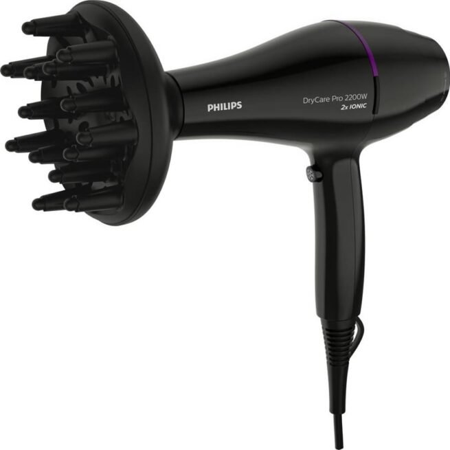 Secador de Cabelo PHILIPS BHD274/00 (2200 W - 3 Níveis de temperatura)