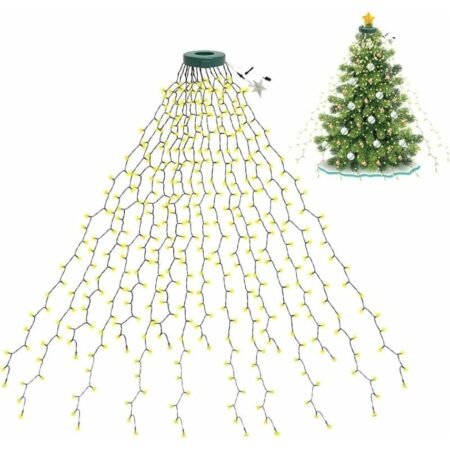 Luzes Led para Árvore de Natal com 10 Modos RNEMITERY