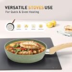 Conjunto de 17 panelas e frigideiras antiaderentes