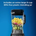 Oster Combo de liquidificador e processador de alimentos com 3 configurações para smoothies, shakes e picar alimentos