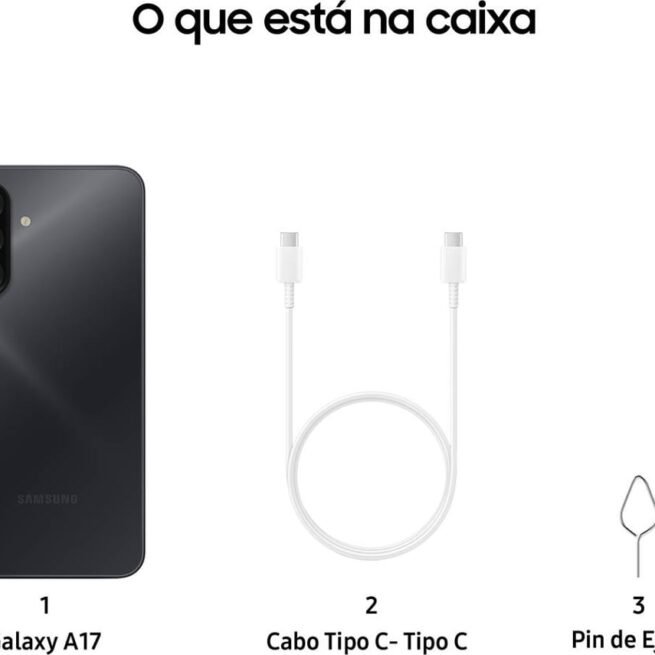 Smartphone SAMSUNG A17 (6.7'' - 8 GB - 256 GB - Preto)