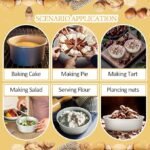 12 Peças set Alumínio Round Cake Pans Bakeware Sets com 4 polegadas, 6 polegadas, 8 polegadas, 9 polegadas, 10 polegadas