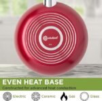 Ecolution Conjunto de panelas antiaderentes de cerâmica fácil de limpar