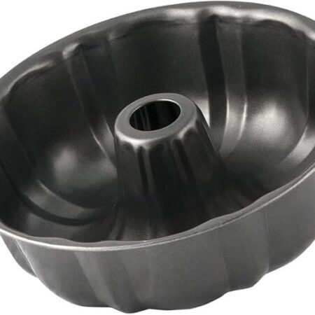 Forma Antiaderente de Pudim e Bolo com Furo Central Tipo Bundt
