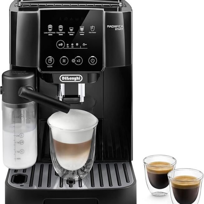 De'Longhi Máquina de café expresso Magnifica Start totalmente automática, preta