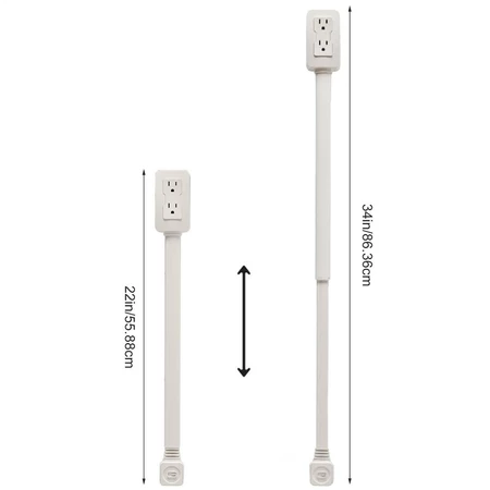Extensor De Tomada Telescópico